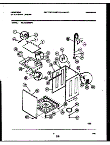 05 - Cabinet Parts parts for Frigidaire Washer Dryer Combo MLXE42RBD0 from AppliancePartsPros.com