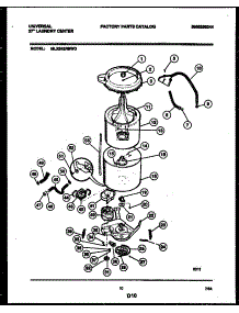06 - Tub Detail parts for Frigidaire Washer Dryer Combo MLXE42RBD0 from AppliancePartsPros.com