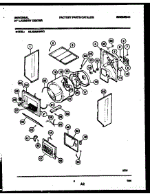 02 - Cabinet And Component Parts parts for Frigidaire Washer Dryer Combo MLXE42RBWD0 from AppliancePartsPros.com