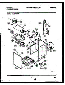 05 - Cabinet Parts parts for Frigidaire Washer Dryer Combo MLXE42RBWD0 from AppliancePartsPros.com