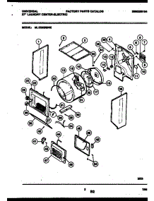 02 - Cabinet And Component Parts parts for Frigidaire Washer Dryer Combo MLXE62RBWW0 from AppliancePartsPros.com