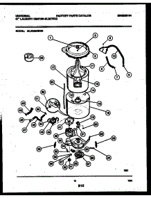 06 - Tub Detail parts for Frigidaire Washer Dryer Combo MLXE62RBWW0 from AppliancePartsPros.com