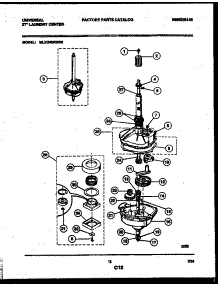 07 - Transmission Parts parts for Frigidaire Washer Dryer Combo MLXG42RBWD0 from AppliancePartsPros.com