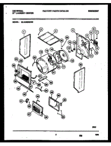 02 - Cabinet And Component Parts parts for Frigidaire Washer Dryer Combo MLXG62RBW0 from AppliancePartsPros.com