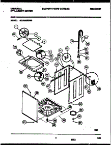05 - Cabinet Parts parts for Frigidaire Washer Dryer Combo MLXG62RBW0 from AppliancePartsPros.com