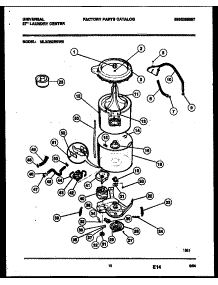 06 - Tub Detail parts for Frigidaire Washer Dryer Combo MLXG62RBW0 from AppliancePartsPros.com