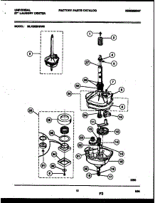 07 - Transmission Parts parts for Frigidaire Washer Dryer Combo MLXG62RBW0 from AppliancePartsPros.com