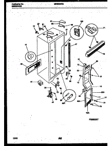 04 - Cabinet Parts parts for Frigidaire Refrigerator MRS20HRAD1 from AppliancePartsPros.com
