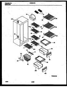 06 - Shelves And Supports parts for Frigidaire Refrigerator MRS20HRAD1 from AppliancePartsPros.com
