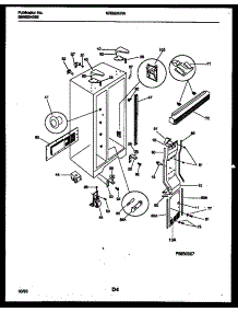 04 - Cabinet Parts parts for Frigidaire Refrigerator MRS20HRAWO from AppliancePartsPros.com