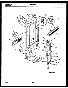 05 - Cabinet Parts parts for Frigidaire Refrigerator MRS20HRAWO from AppliancePartsPros.com