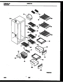 06 - Shelves And Supports parts for Frigidaire Refrigerator MRS20HRAWO from AppliancePartsPros.com