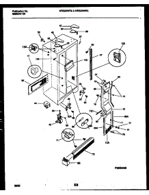 04 - Cabinet Parts parts for Frigidaire Refrigerator MRS24WRADO from AppliancePartsPros.com