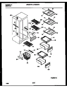 06 - Shelves And Supports parts for Frigidaire Refrigerator MRS24WRADO from AppliancePartsPros.com
