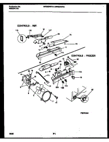 07 - Refrigerator Control Assembly, Damp parts for Frigidaire Refrigerator MRS24WRADO from AppliancePartsPros.com