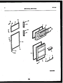 02 - Door Parts parts for Frigidaire Refrigerator MRT15CHAY0 from AppliancePartsPros.com