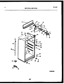 03 - Cabinet Parts parts for Frigidaire Refrigerator MRT15CHAY0 from AppliancePartsPros.com
