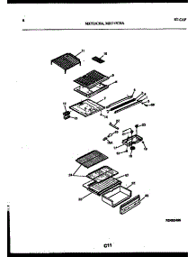 05 - Shelves And Supports parts for Frigidaire Refrigerator MRT15CHAY0 from AppliancePartsPros.com