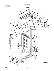 03 - Cabinet parts for Frigidaire Refrigerator MRT16FRGW2 from AppliancePartsPros.com