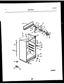 04 - Cabinet Parts parts for Frigidaire Refrigerator MRT18CHAAD0 from AppliancePartsPros.com