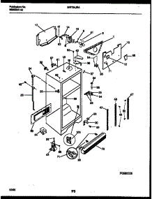 03 - Cabinet Parts parts for Frigidaire Refrigerator MRT24JRAYO from AppliancePartsPros.com