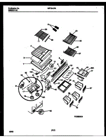 06 - Shelves And Supports parts for Frigidaire Refrigerator MRT24JRAYO from AppliancePartsPros.com