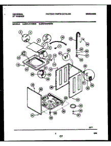 02 - Cabinet Parts parts for Frigidaire Washer MWL411RBD0 from AppliancePartsPros.com