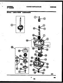 04 - Transmission Parts parts for Frigidaire Washer MWL411RBWD0 from AppliancePartsPros.com