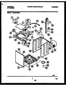 02 - Cabinet Parts parts for Frigidaire Washer MWX121RBD0 from AppliancePartsPros.com