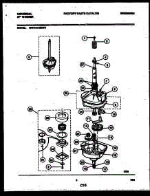 04 - Transmission Parts parts for Frigidaire Washer MWX121RBD0 from AppliancePartsPros.com