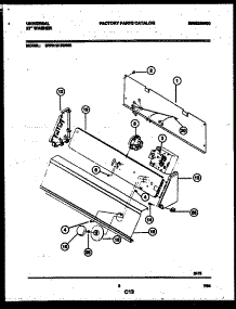 05 - Console And Control Parts parts for Frigidaire Washer MWX121RBD0 from AppliancePartsPros.com