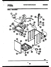 02 - Cabinet Parts parts for Frigidaire Washer MWX121RBWD0 from AppliancePartsPros.com