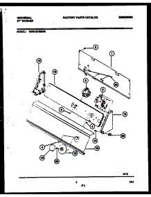 05 - Console And Control Parts parts for Frigidaire Washer MWX121RBWW0 from AppliancePartsPros.com