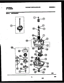 04 - Transmission Parts parts for Frigidaire Washer MWX233MBW0 from AppliancePartsPros.com