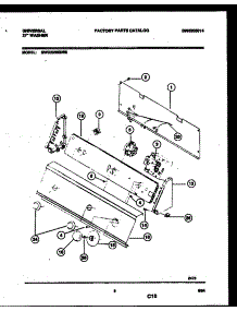 05 - Console And Control Parts parts for Frigidaire Washer MWX233MBW0 from AppliancePartsPros.com