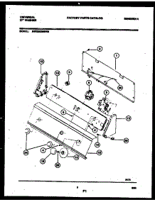 05 - Console And Control Parts parts for Frigidaire Washer MWX233MBWD0 from AppliancePartsPros.com
