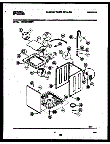 02 - Cabinet Parts parts for Frigidaire Washer MWX233MBWW0 from AppliancePartsPros.com