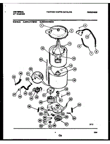 03 - Tub Detail parts for Frigidaire Washer MWX233RBD0 from AppliancePartsPros.com