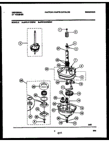 04 - Transmission Parts parts for Frigidaire Washer MWX233RBD0 from AppliancePartsPros.com