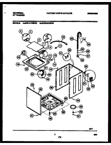 02 - Cabinet Parts parts for Frigidaire Washer MWX233RBWW0 from AppliancePartsPros.com
