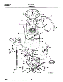 03 - Motor / Tub parts for Frigidaire Washer MWX233RES0 from AppliancePartsPros.com