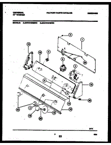 05 - Console And Control parts for Frigidaire Washer MWX445MBWD0 from AppliancePartsPros.com