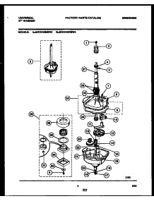 04 - Transmission Parts parts for Frigidaire Washer MWX445MBWO from AppliancePartsPros.com