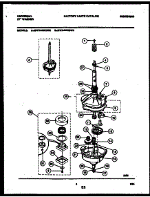 04 - Transmission Parts parts for Frigidaire Washer MWX445RBWW0 from AppliancePartsPros.com