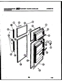 02 - Door Parts parts for Frigidaire Refrigerator RT142GLV5 from AppliancePartsPros.com