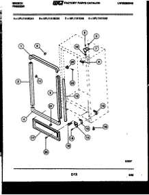 03 - Cabinet Parts parts for Frigidaire Freezer UFL1141ECA2 from AppliancePartsPros.com