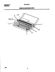 06 - Window Mounting parts for Frigidaire Air Conditioner WAH126H2T1 from AppliancePartsPros.com