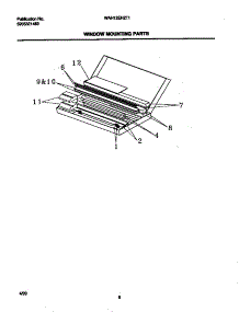 06 - Mounting Parts parts for Frigidaire Air Conditioner WAH12EH2T1 from AppliancePartsPros.com