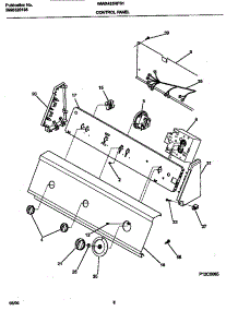05 - Control Panel parts for Frigidaire Washer WWX433RFS1 from AppliancePartsPros.com