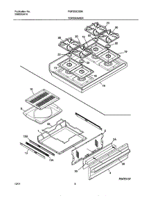 09 - Top / Drawer parts for Frigidaire Range FGF335CGSK from AppliancePartsPros.com